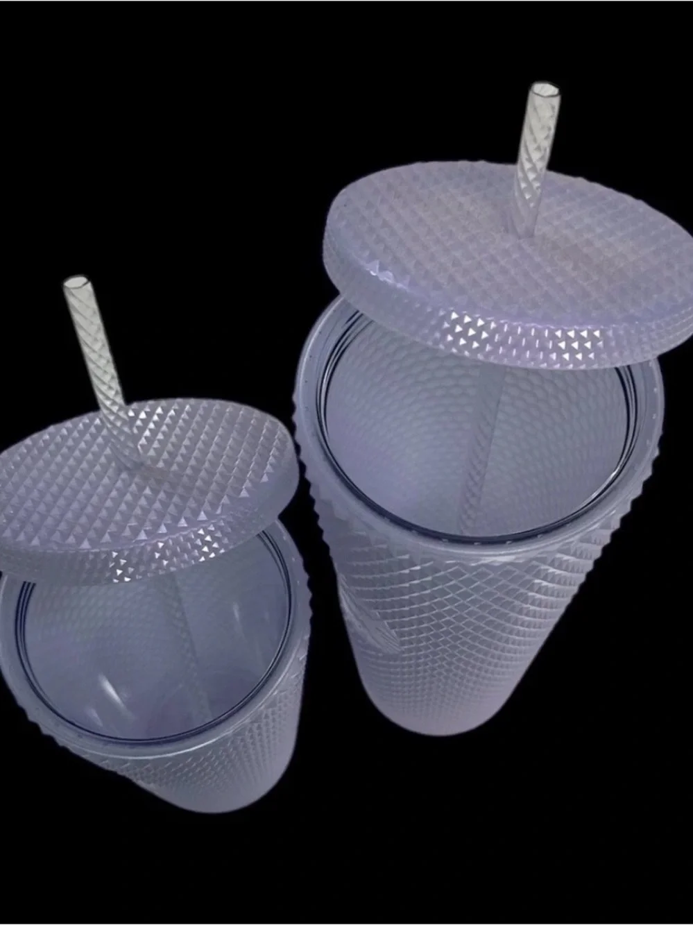 Starbucks Lavender Studded Reusable Tumbler with Straw (Two Sizes)